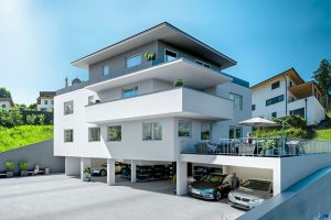 Neubauprojekt in Werberg / Tirol. Neubauwohnungen mit Terrasse und Balkon sowie Penthousewohnung mit Dachterrasse