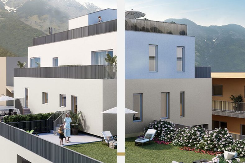 Neubauprojekt in Arzl / Tirol. Neubauwohnungen mit Terrasse und Balkon